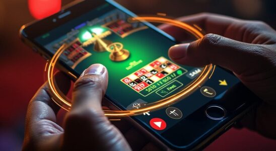 Un casino mobile utilise le gyroscope du téléphone pour interagir avec le jeu Un casino mobile utilise le gyroscope du téléphone pour interagir avec le jeu